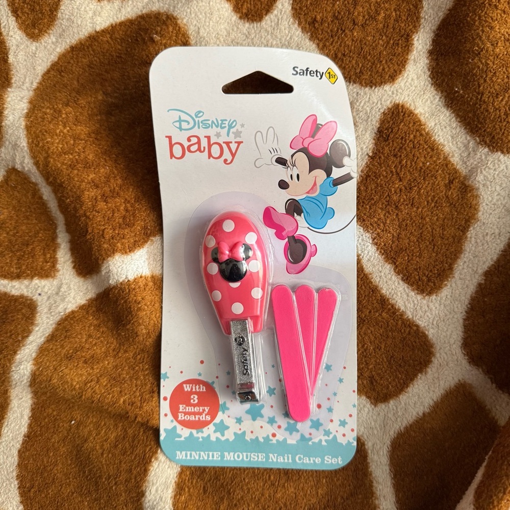 Disney Baby Minnie Mouse Pink Nail Care Set